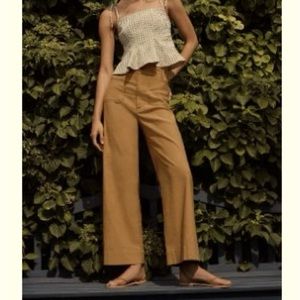 The Colette Cropped Wide-Leg